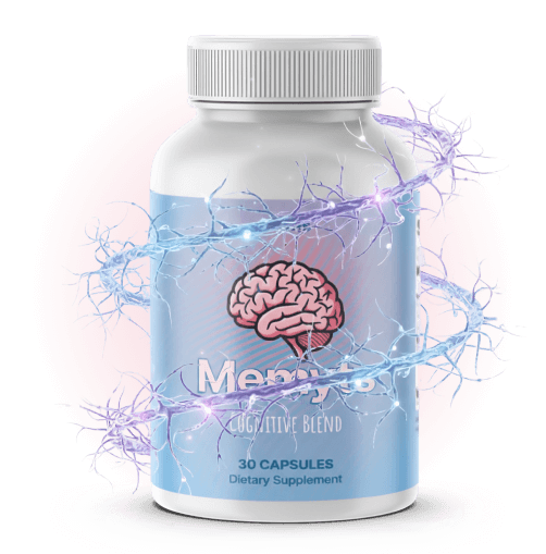 Memyts cognitive blend supplement bottle, 30 capsules